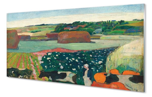 Obraz na skle Art maľované pohľad vidieka 100x50 cm 2 Prívesky