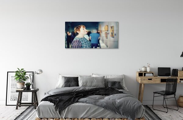 Obraz na skle ľudia 100x50 cm 2 Prívesky