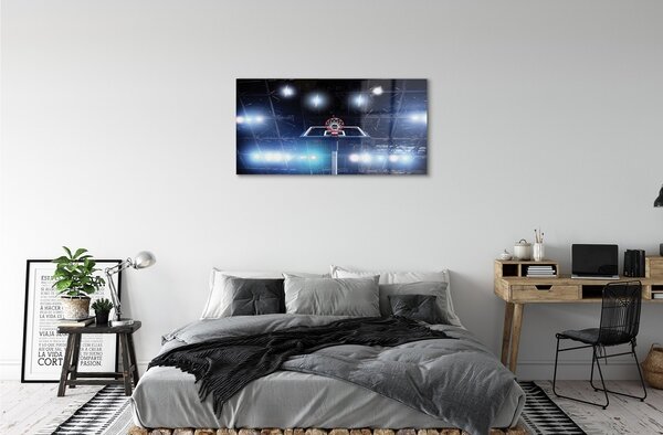 Obraz na skle svetla košík 100x50 cm 2 Prívesky