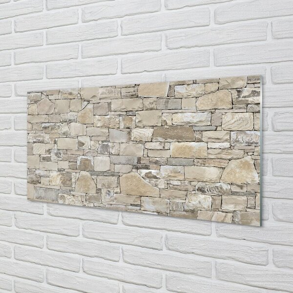 Obraz na skle Kamenná múr wall 100x50 cm 2 Prívesky
