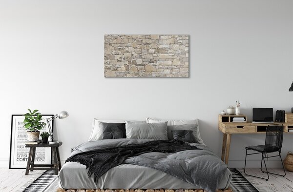 Obraz na skle Kamenná múr wall 100x50 cm 2 Prívesky