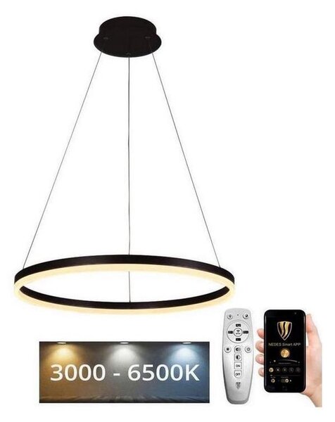 Brilagi - LED stmievateľný luster na lanku CIRCLE LED/42W/230V 3000-6500K + diaľkové ovládanie