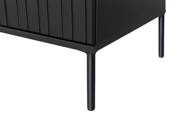 MUZZA TV skrinka gravure 150 x 56 cm čierna