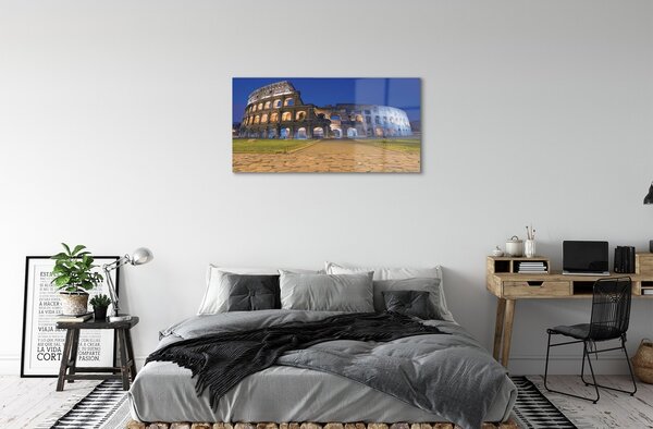 Sklenený obraz Sunset Rome Colosseum 100x50 cm 2 Prívesky