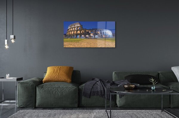Sklenený obraz Sunset Rome Colosseum 100x50 cm 2 Prívesky