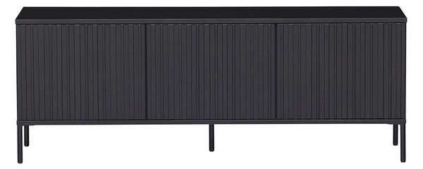 MUZZA TV skrinka gravure 150 x 56 cm čierna