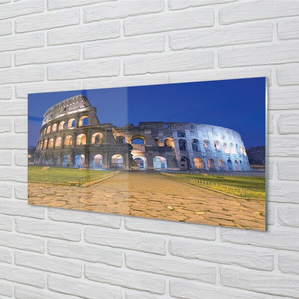 Sklenený obraz Sunset Rome Colosseum 100x50 cm 2 Prívesky