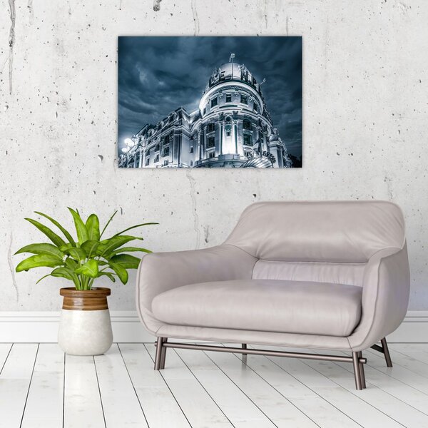 Obraz architektúry v tme (70x50 cm)