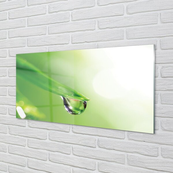 Obraz na skle Drop list slnko 100x50 cm 2 Prívesky