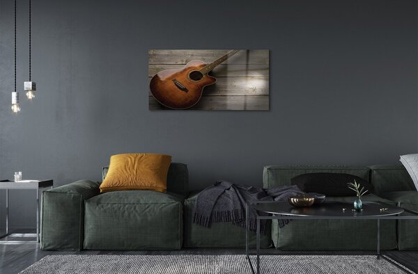 Obraz na skle gitara 100x50 cm 2 Prívesky