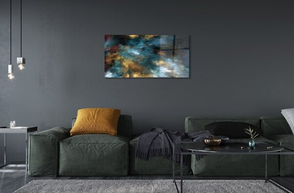 Sklenený obraz farebné kaša 100x50 cm 2 Prívesky