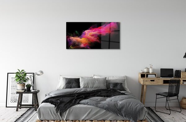Sklenený obraz ružová fraktály 100x50 cm 2 Prívesky