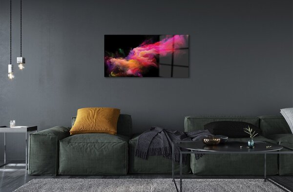 Sklenený obraz ružová fraktály 100x50 cm 2 Prívesky