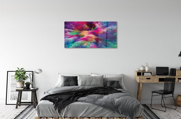 Sklenený obraz fraktály farebné 100x50 cm 2 Prívesky