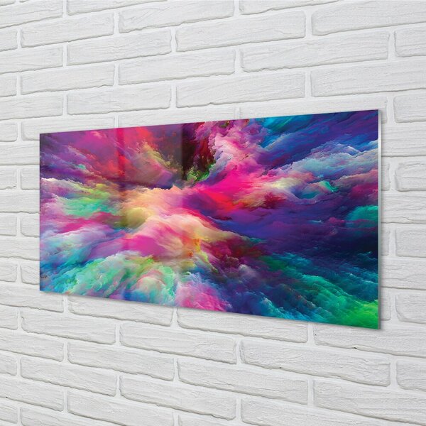 Sklenený obraz fraktály farebné 100x50 cm 2 Prívesky