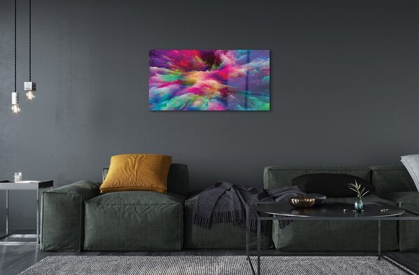 Sklenený obraz fraktály farebné 100x50 cm 2 Prívesky