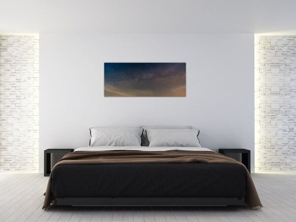 Obraz nočnej oblohy (120x50 cm)
