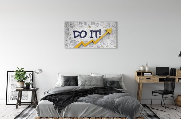Obraz na skle Ak ho chcete podpísať 100x50 cm 2 Prívesky