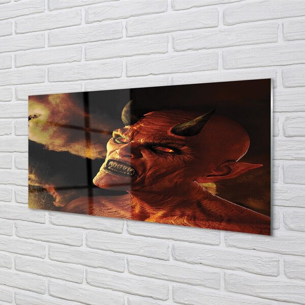 Sklenený obraz diabol 100x50 cm 2 Prívesky