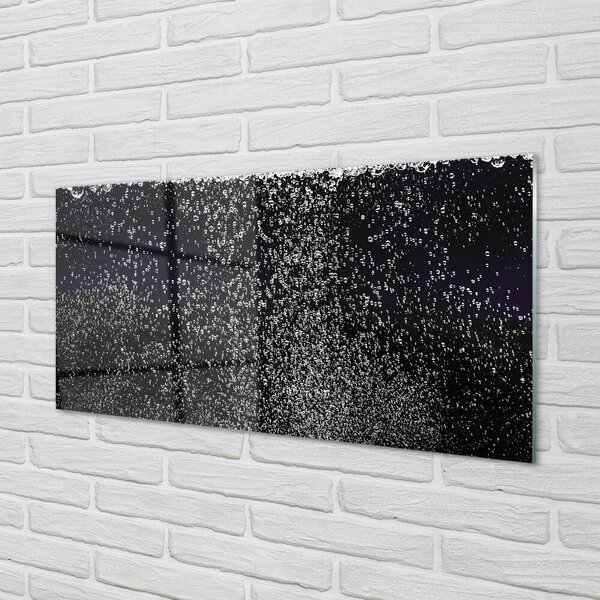 Obraz na skle Kvapky vody bubliny 120x60 cm 2 Prívesky