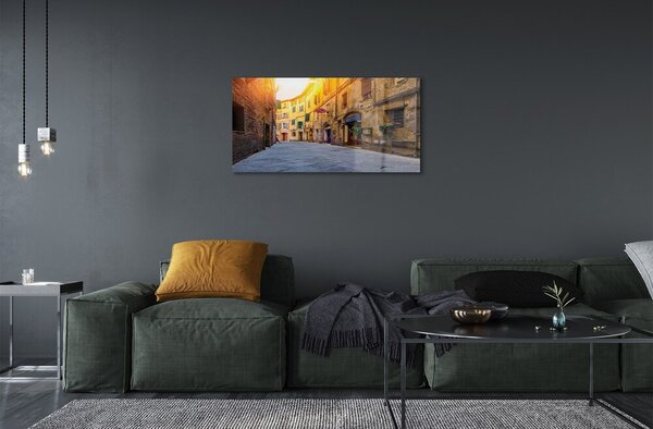 Sklenený obraz Italy Street budovy 100x50 cm 2 Prívesky