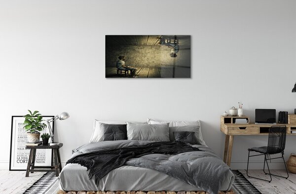Sklenený obraz zrkadlový odraz 100x50 cm 2 Prívesky