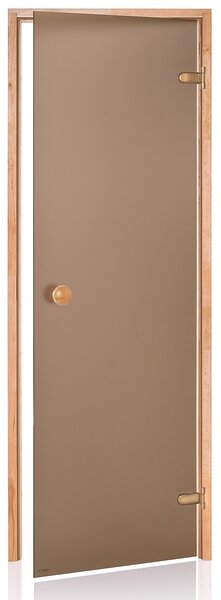 Andres dvere do sauny Scan 6x19 bronz osika