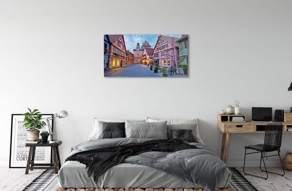 Sklenený obraz Germany Staré Mesto 100x50 cm 2 Prívesky