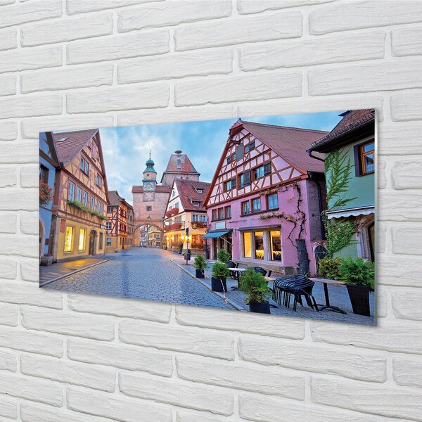 Sklenený obraz Germany Staré Mesto 100x50 cm 2 Prívesky