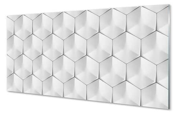 Obraz na skle 3d šesťuholníky 100x50 cm 2 Prívesky