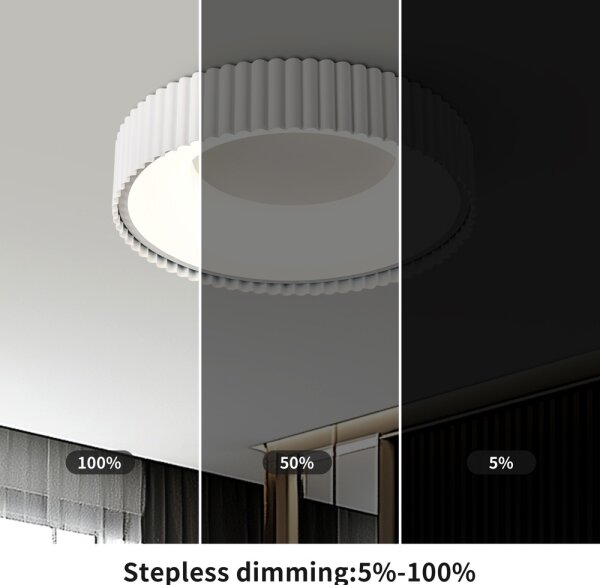 Brilagi - stmievateľné LED stropné svietidlo FALCON MODERN LED/30W/230V 40 cm biela + DO