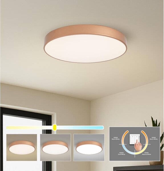 Brilagi - LED stropné svietidlo POOL LED/60W/230V 3000/4000/6000K priemer 60 cm bronzové