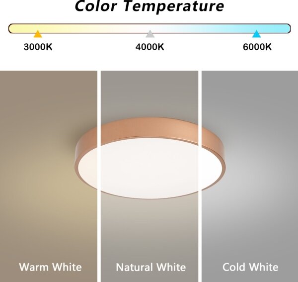 Brilagi - LED Stmievateľné stropné svietidlo POOL LED/48W/230V priemer 40 cm bronzové + diaľkový ovládač