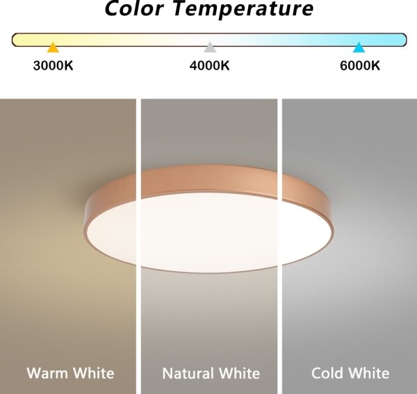 Brilagi - LED stropné svietidlo POOL LED/60W/230V 3000/4000/6000K priemer 60 cm bronzové