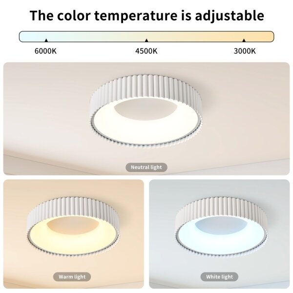 Brilagi - stmievateľné LED stropné svietidlo FALCON MODERN LED/30W/230V 40 cm biela + DO
