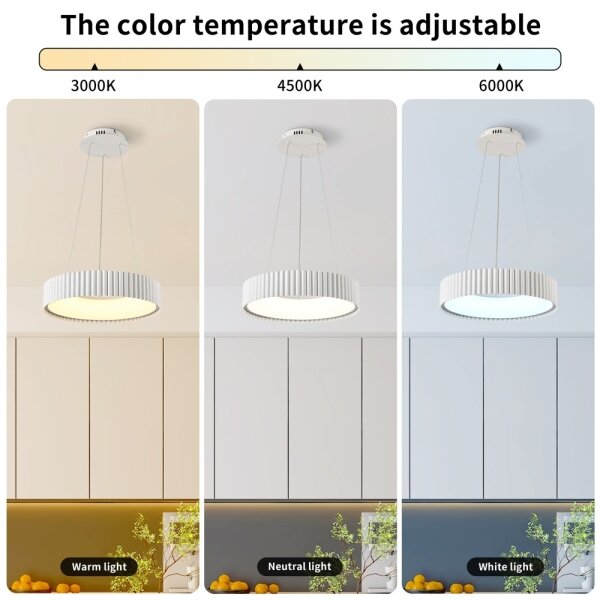 Brilagi - stmievateľný LED luster FALCON MODERN LED/30W/230V pr. 40 cm biela + diaľkový ovládač