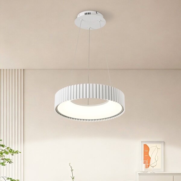 Brilagi - stmievateľný LED luster FALCON MODERN LED/30W/230V pr. 40 cm biela + diaľkový ovládač