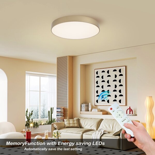 Brilagi - LED stmieiteľné stropné svietidlo POOL LED/60W/230V pr. 50 cm zlaté + DO