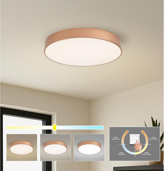 Brilagi - LED stropné svietidlo POOL LED/60W/230V 3000/4000/6000K, priemer 50 cm, bronzové