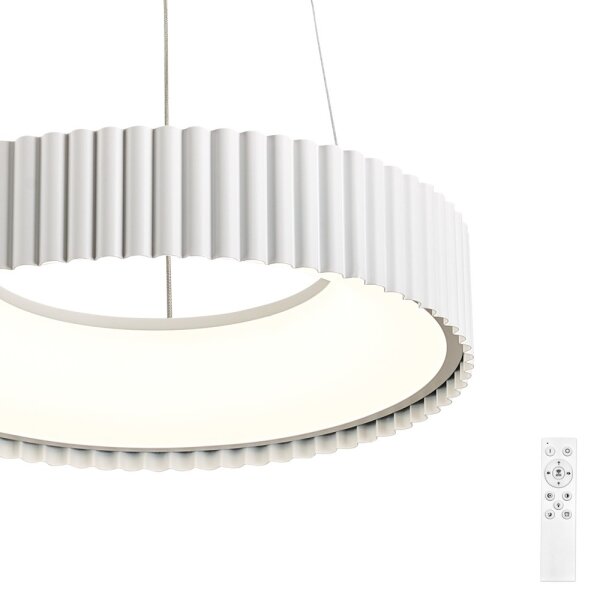 Brilagi - stmievateľný LED luster FALCON MODERN LED/30W/230V pr. 40 cm biela + diaľkový ovládač