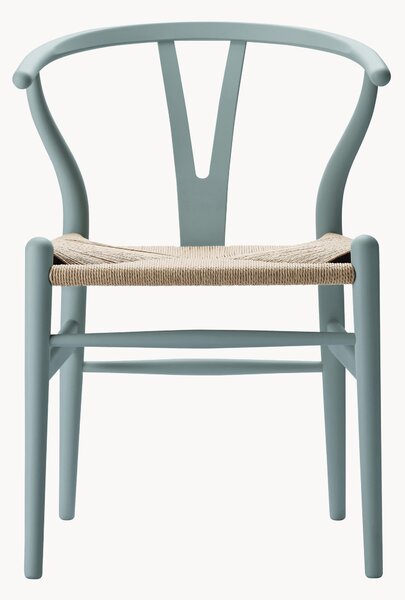 Drevená stolička's tkaným sedadlom CH24 Wishbone Chair