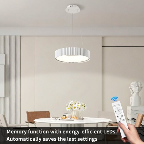 Brilagi - stmievateľný LED luster FALCON MODERN LED/30W/230V pr. 40 cm biela + diaľkový ovládač