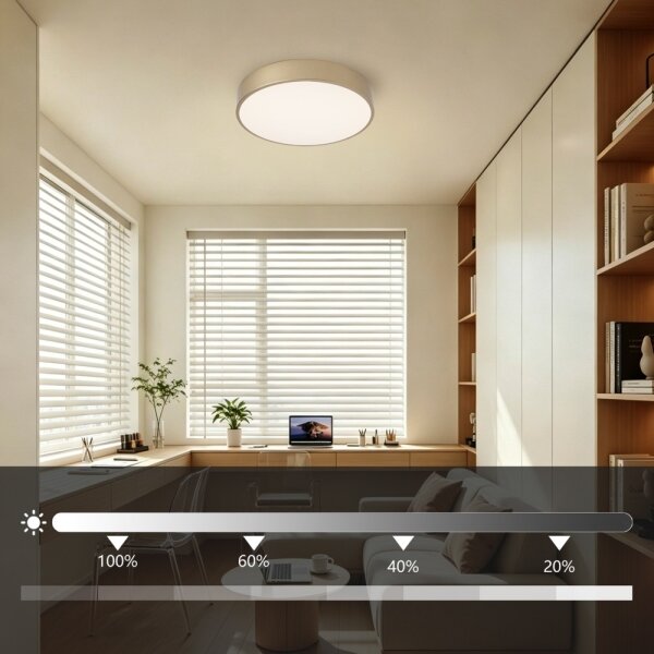 Brilagi - LED stmievateľné stropné svietidlo POOL LED/36W/230V pr. 30 cm zlaté + DO