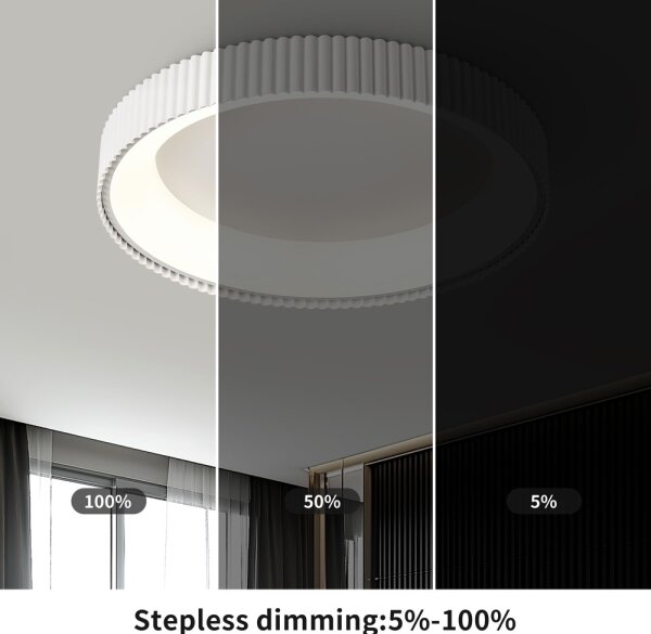Brilagi - stmievateľné LED stropné svietidlo FALCON MODERN LED/54W/230V 60 cm biele + diaľkové ovládanie