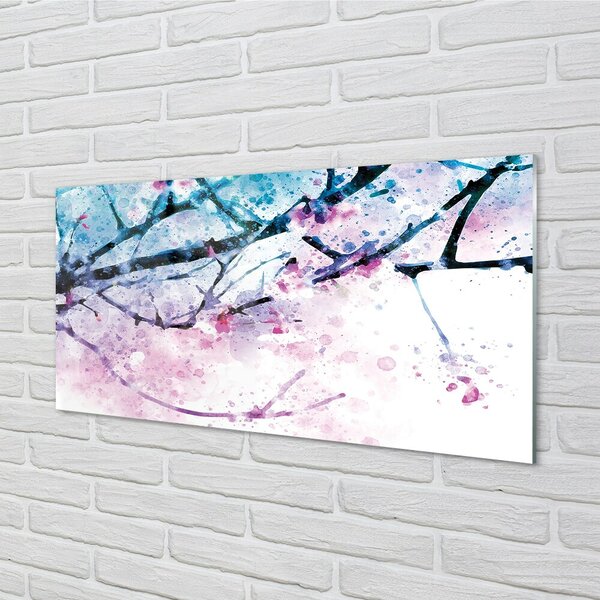 Obraz na skle Strom palice neba 100x50 cm 2 Prívesky