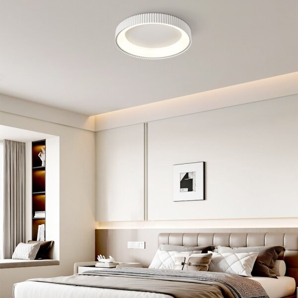 Brilagi - stmievateľné LED stropné svietidlo FALCON MODERN LED/54W/230V 60 cm biele + diaľkové ovládanie