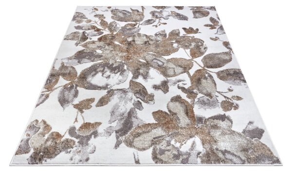 Sivo-hnedý koberec 57x90 cm Shine Floral – Hanse Home