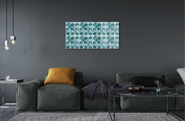 Obraz na skle vzor ryby stupnice 100x50 cm 4 Prívesky
