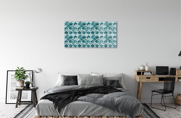 Obraz na skle vzor ryby stupnice 100x50 cm 4 Prívesky