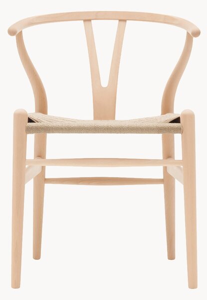 Drevená stolička's tkaným sedadlom CH24 Wishbone Chair
